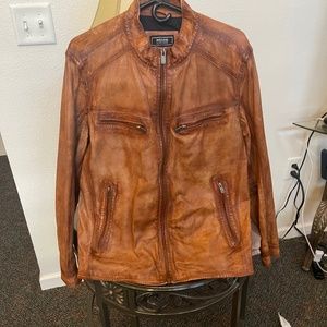 Leather jacket